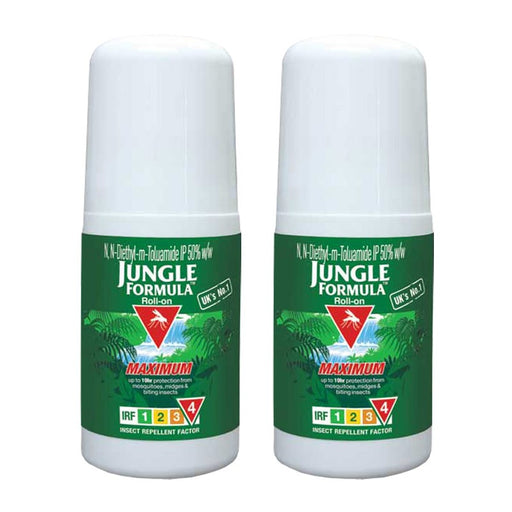 Jungle Formula Mosquito Repellent 50 ml Maximum Roll-On Pack of 2