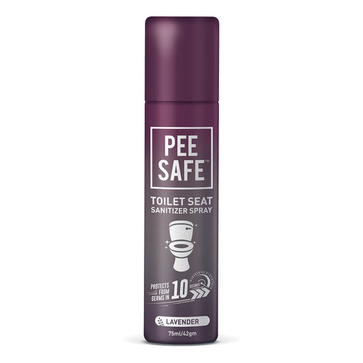 Pee Safe Toilet Seat Sanitizer Spray 75ml LAVENDER