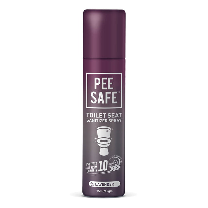 Pee Safe Toilet Seat Sanitizer Spray 75ml LAVENDER
