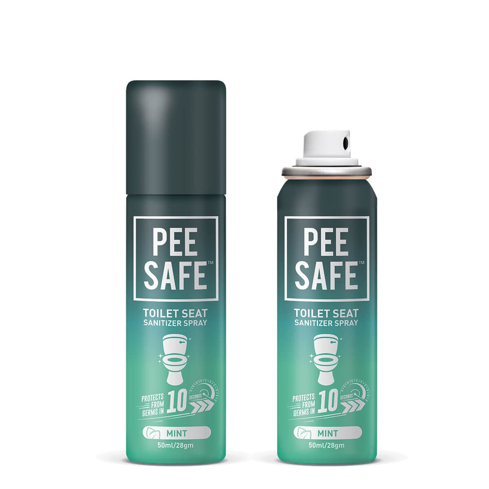 Pee Safe Toilet Seat Sanitizer Spray 50ml MINT
