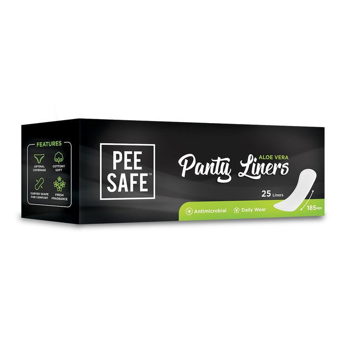 Pee Safe Aloe Vera Panty Liners- Pack of 25