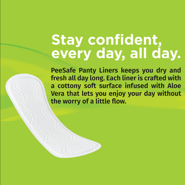 Pee Safe Aloe Vera Panty Liners- Pack of 25