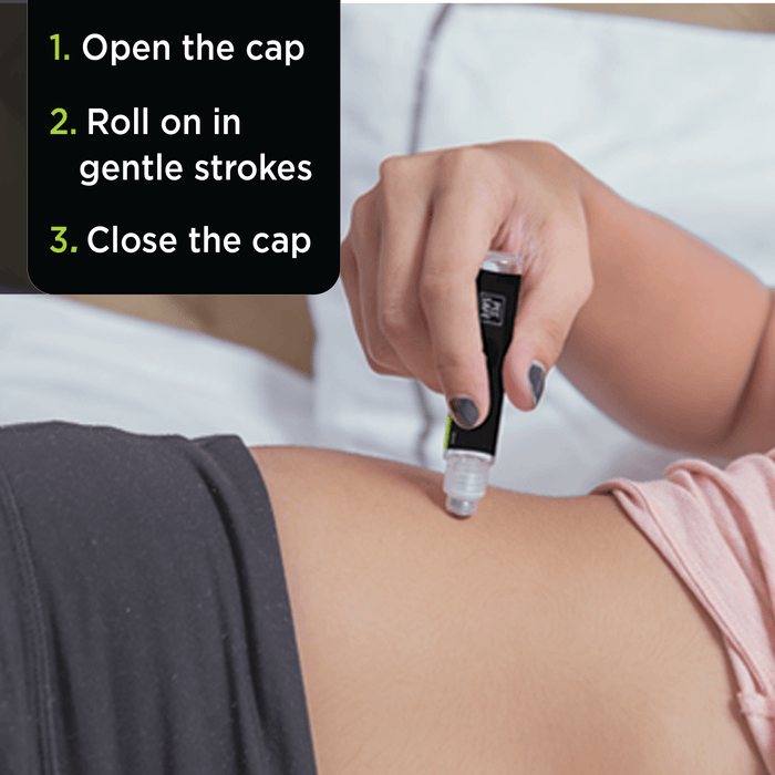 Direction to use Pee Safe cramp Relief roll-on